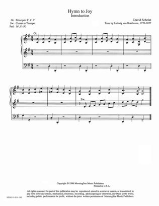 Hymn to Joy (Introduction and Harmonization)