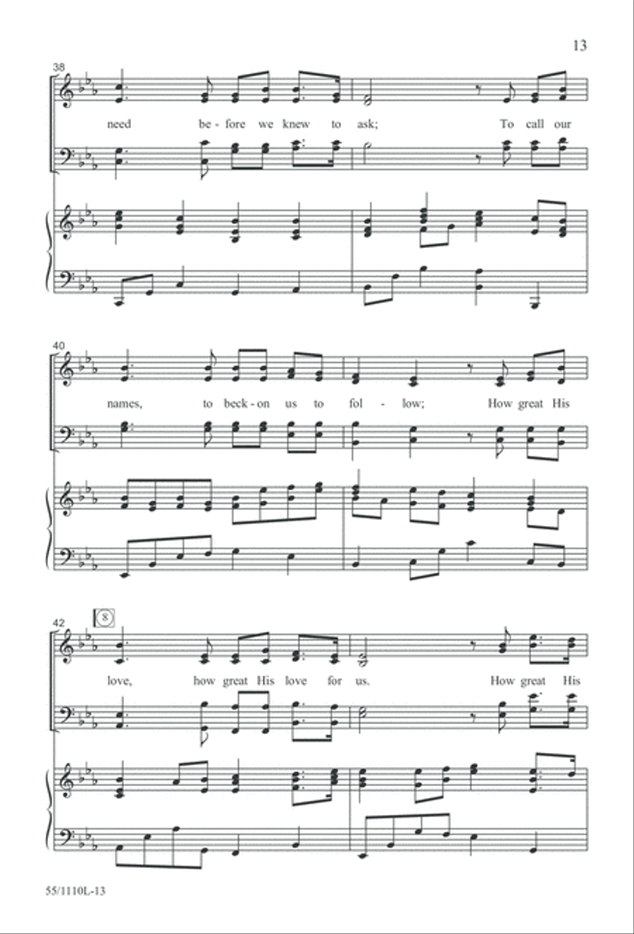 The Living Last Supper 4-Part scores gallery preview page 14