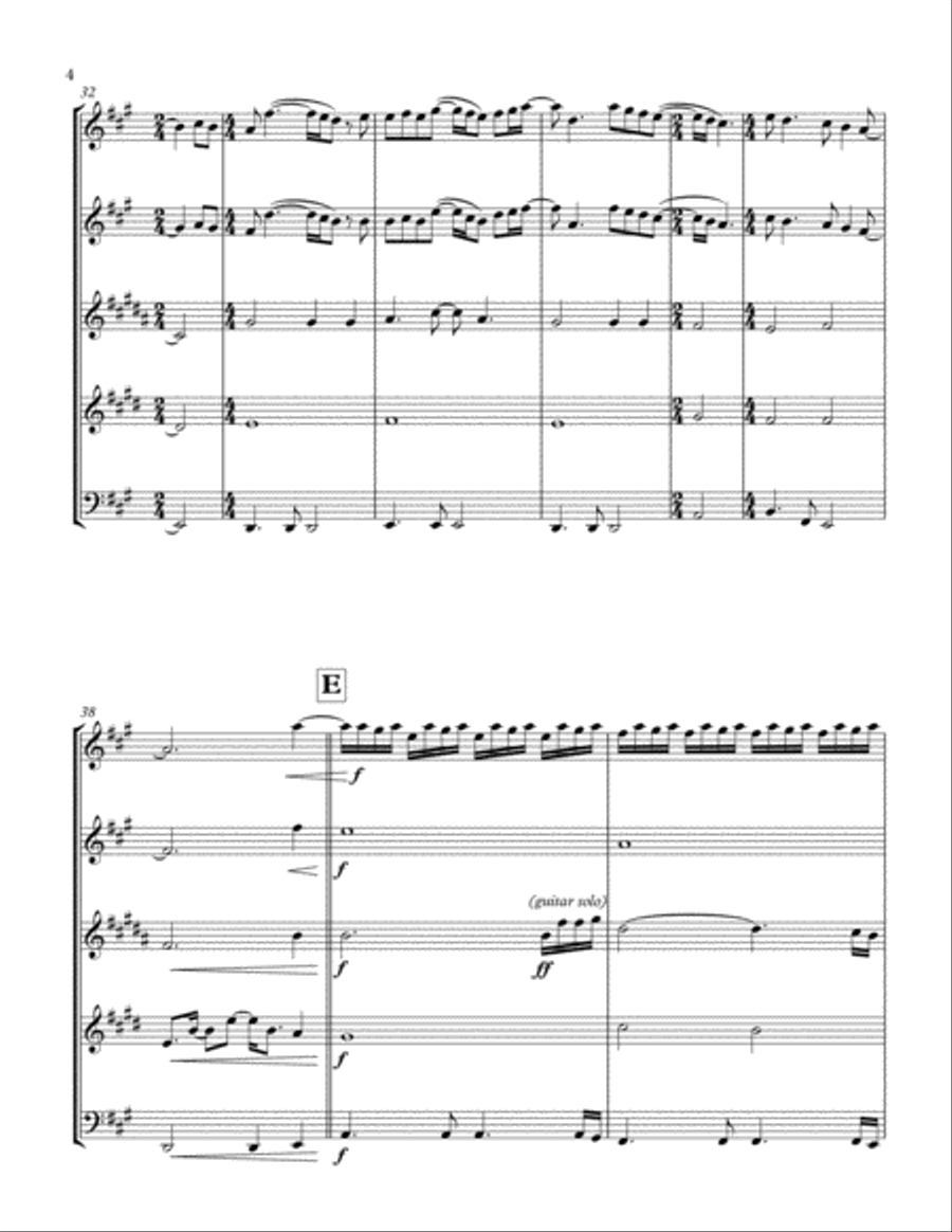 From This Moment On From This Moment On Woodwind Quintet scores gallery preview page 4