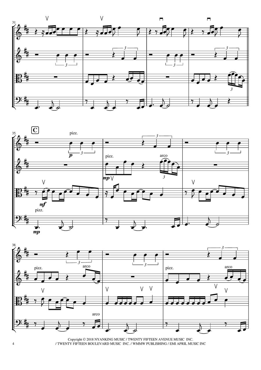 Sunflower String Quartet scores gallery preview page 4