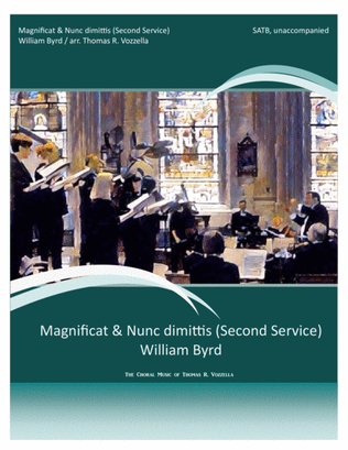 Book cover for Magnificat & Nunc dimittis, Second Service (SATB)