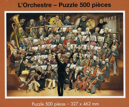 L'Orchestre - 500 piece jigsaw puzzle