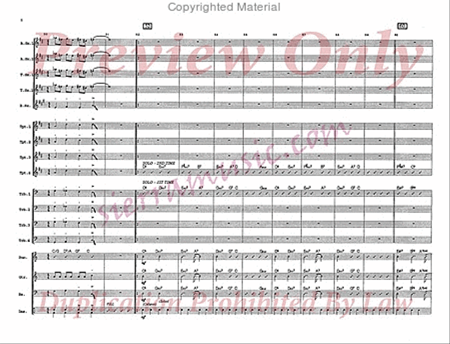 St. Thomas Big Band scores gallery preview page 7