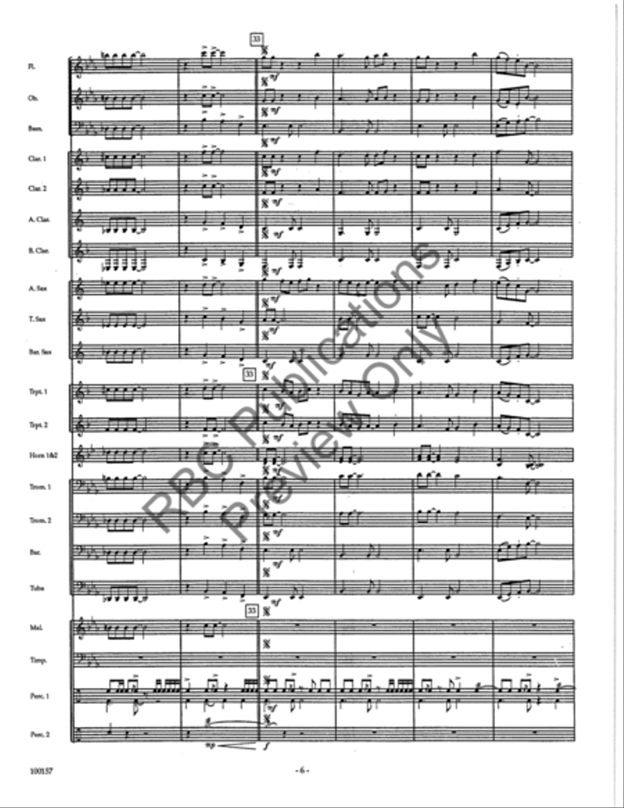 Dakota Morn (Score) Concert Band scores gallery preview page 8