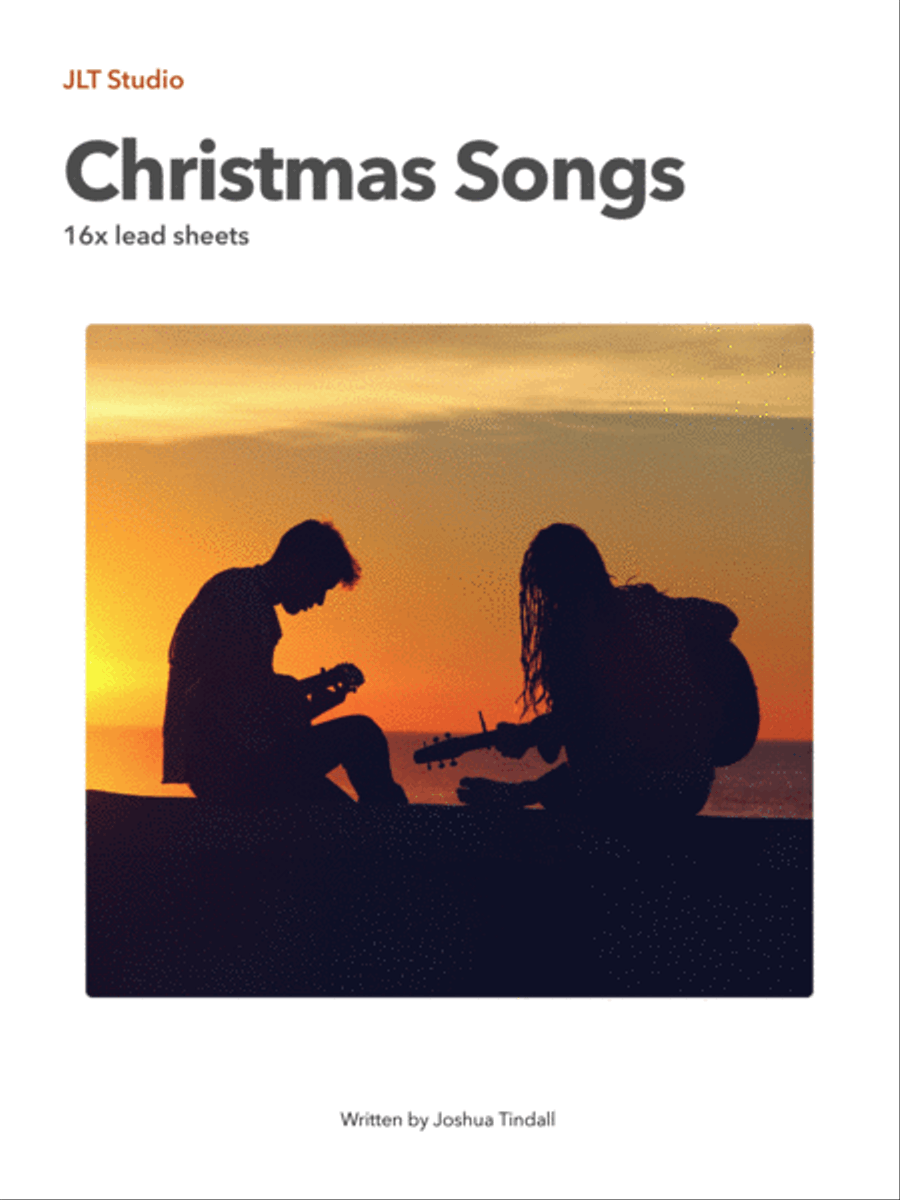 Christmas Songs (A collection of 16 Lead Sheets) Jazz Ensemble scores gallery preview page 1