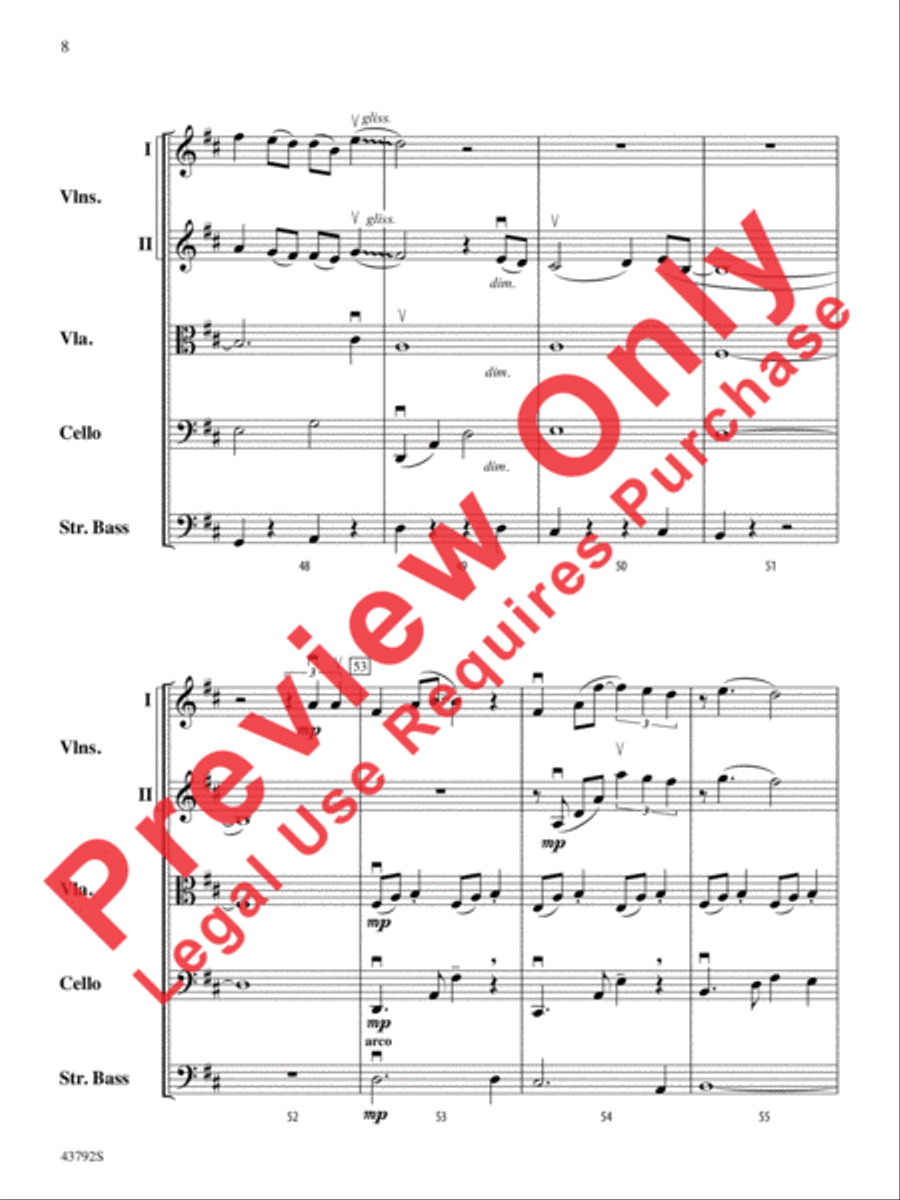 I Don't Want to Miss a Thing String Orchestra scores gallery preview page 27