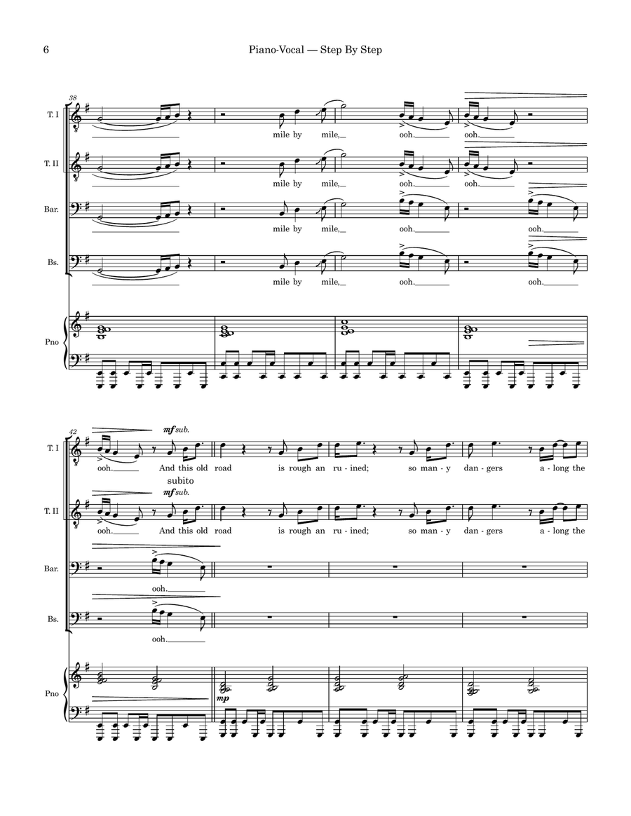 Step By Step TTBB scores gallery preview page 6