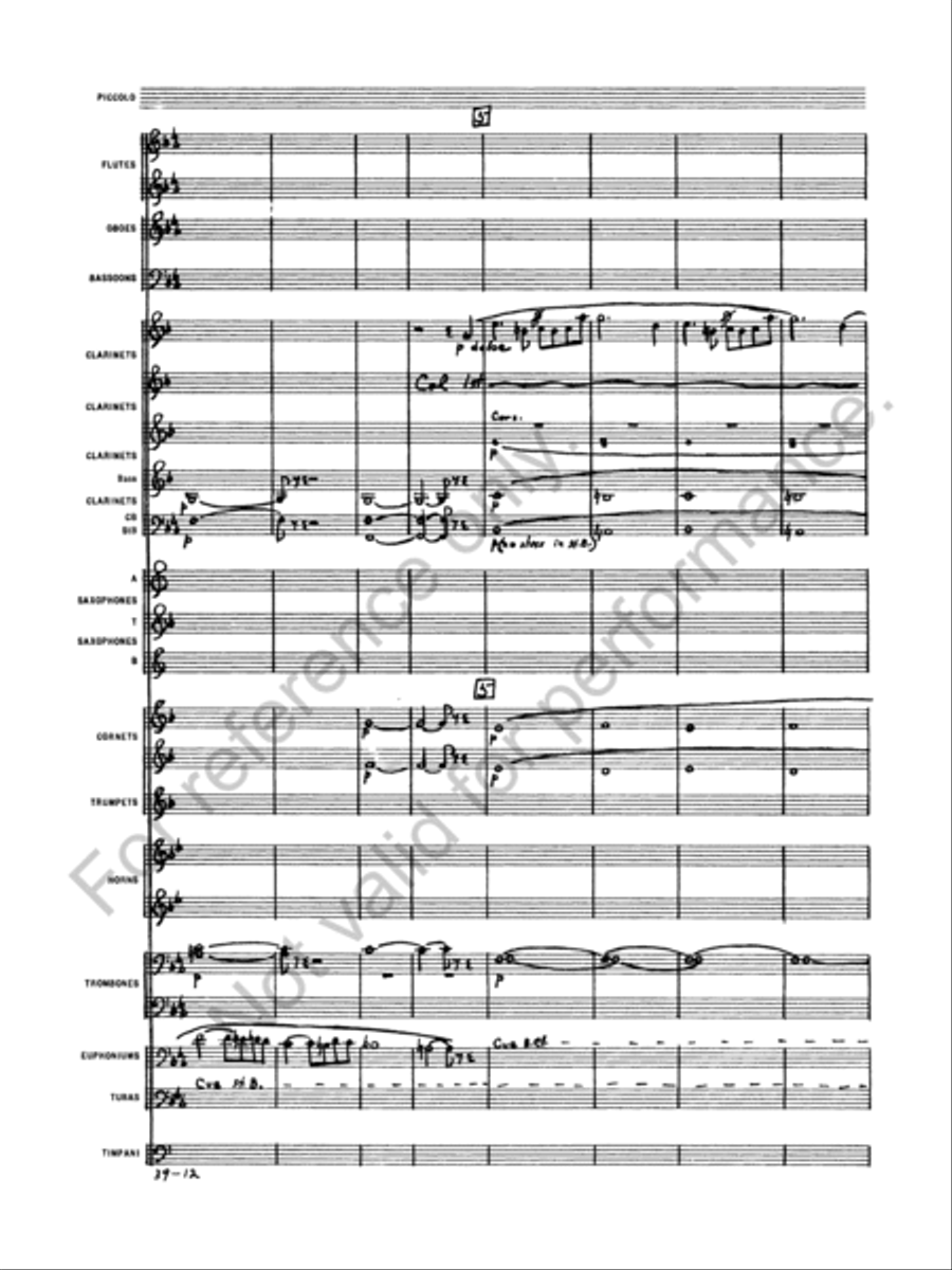 Euryanthe Concert Band scores gallery preview page 14