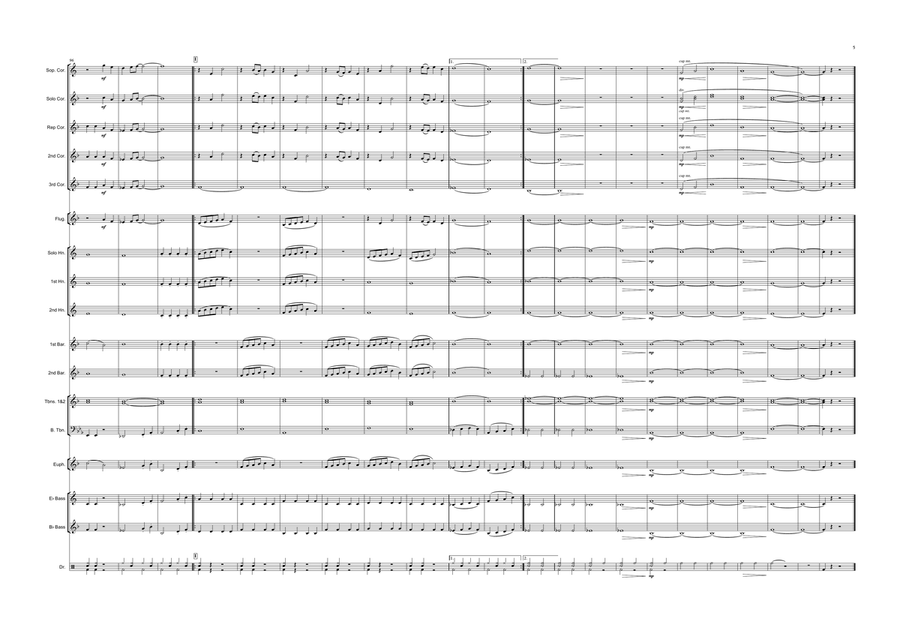 Mr. Blue Sky Brass Ensemble scores gallery preview page 5
