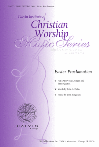 Easter Proclamation - Instrument edition