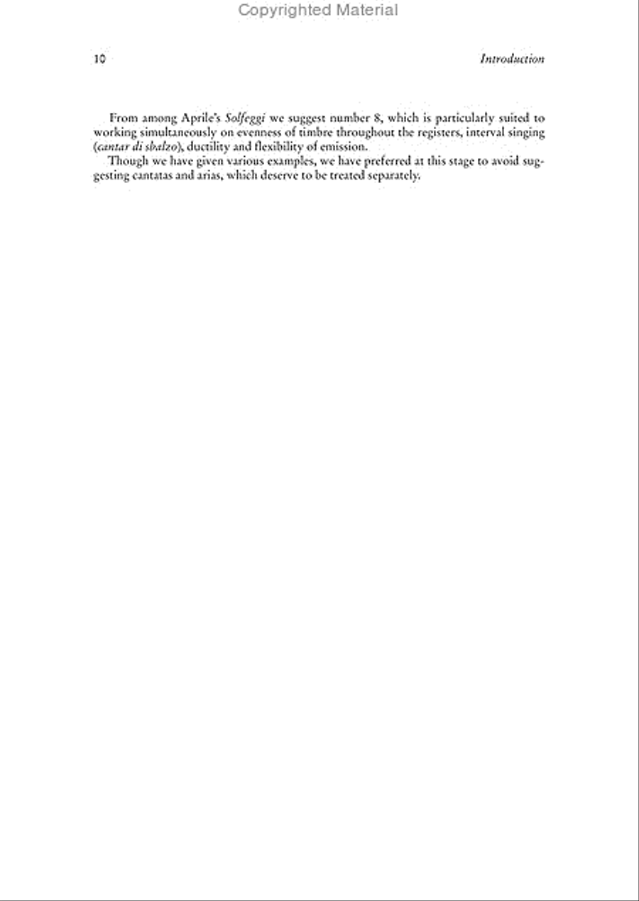Method of Italian Singing from ‘Recitar cantando’ to Rossini (with Examples and Exercises from Historical Treatises on the Technique of Singing) Voice scores gallery preview page 13