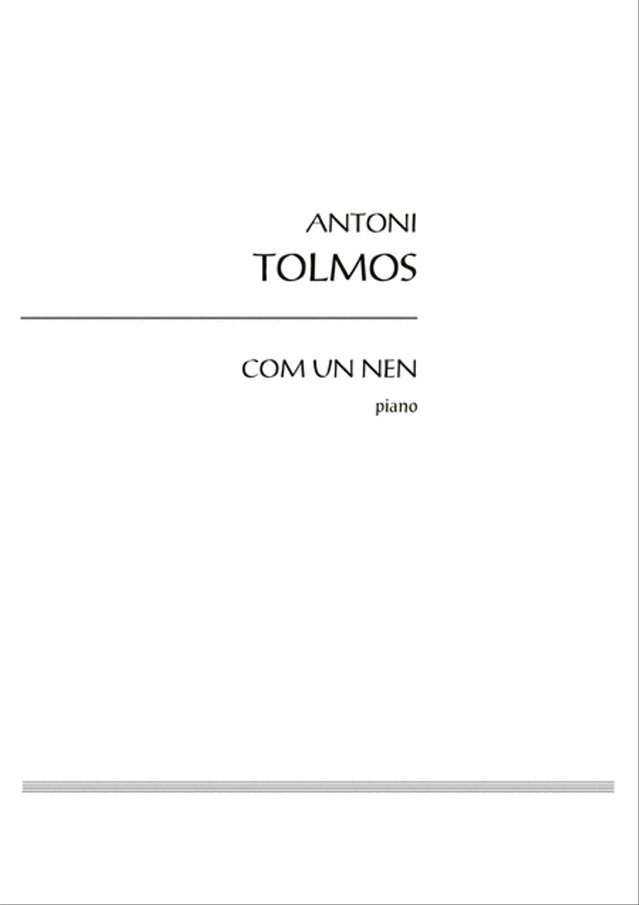 Com un nen Piano Solo scores gallery preview page 3