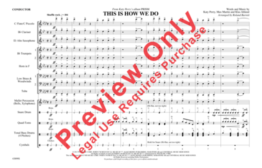 This Is How We Do Marching Band scores gallery preview page 2
