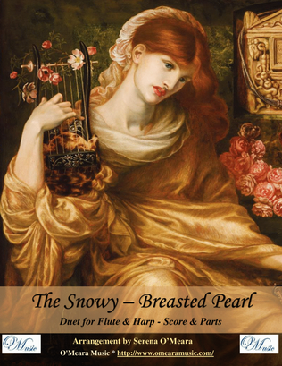 Book cover for The Snowy-Breasted Pearl for Flute & Harp