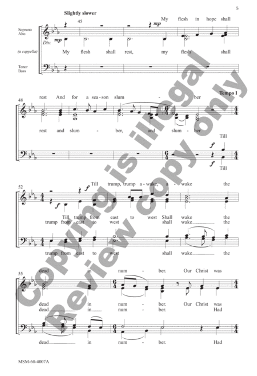 This Joyful Eastertide (Choral Score) image number null