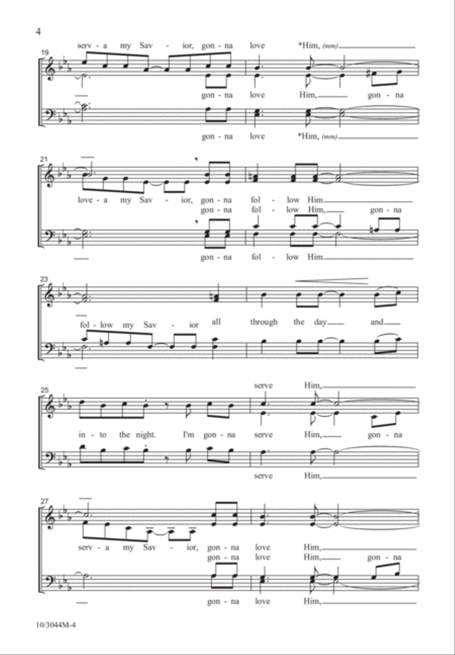 Rise Up Early in the Morning 4-Part scores gallery preview page 5