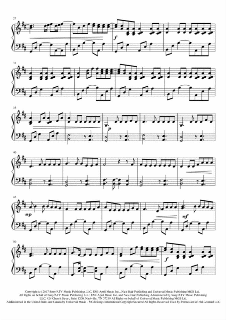 Something Just Like This Harp scores gallery preview page 2