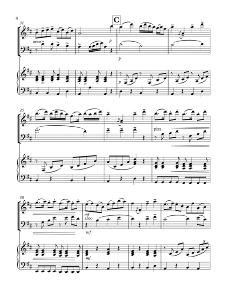 Han Tien Lei 旱天雷 (Cantonese traditional) for Trio (Violin, Cello and Piano) Piano Trio scores gallery preview page 5