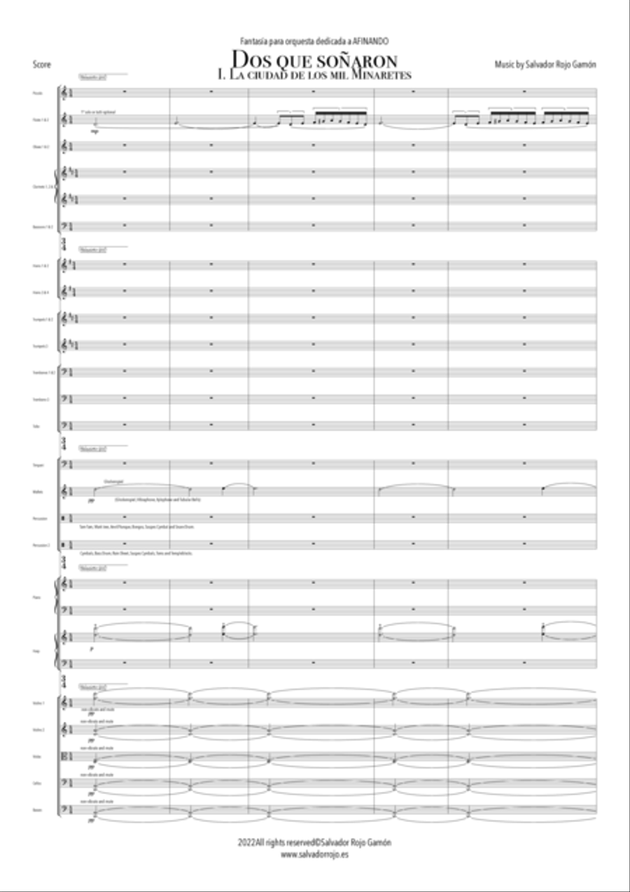 Dos que Soñaron Full Orchestra scores gallery preview page 4