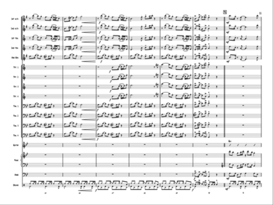Dance Like No One's Watching Jazz Ensemble - Sheet Music page 11
