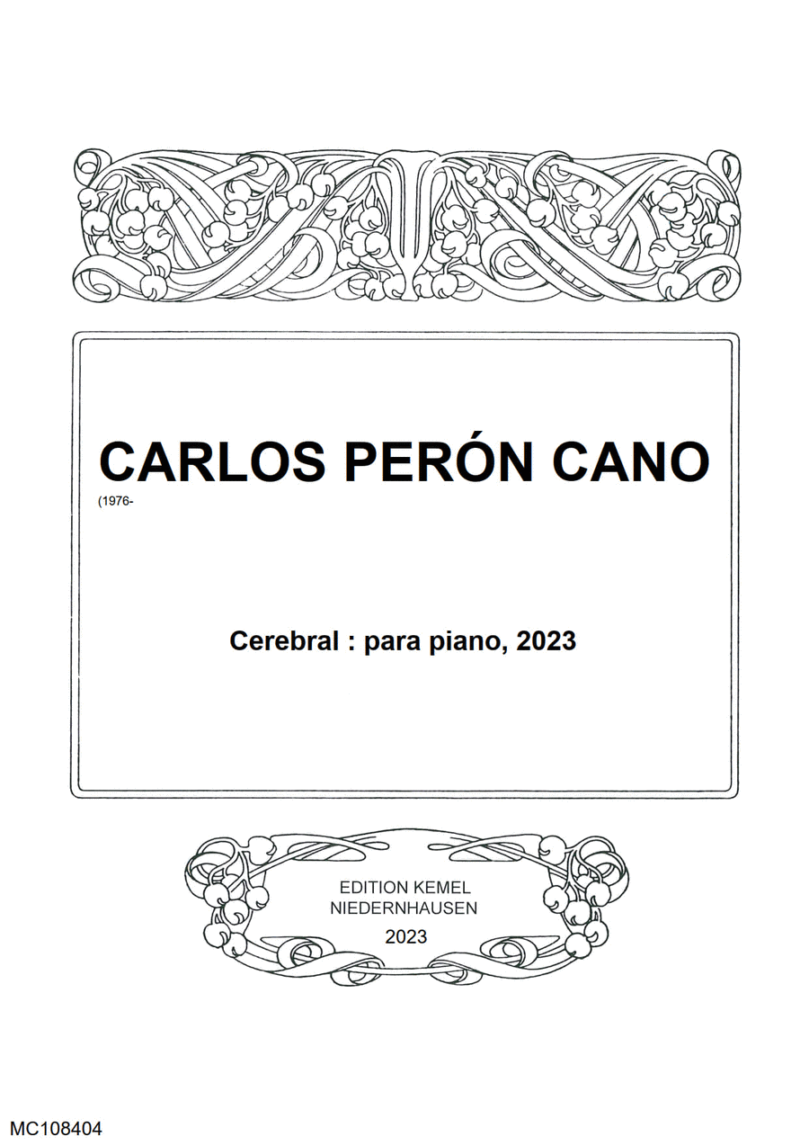 Cerebral Piano Solo scores gallery preview page 1