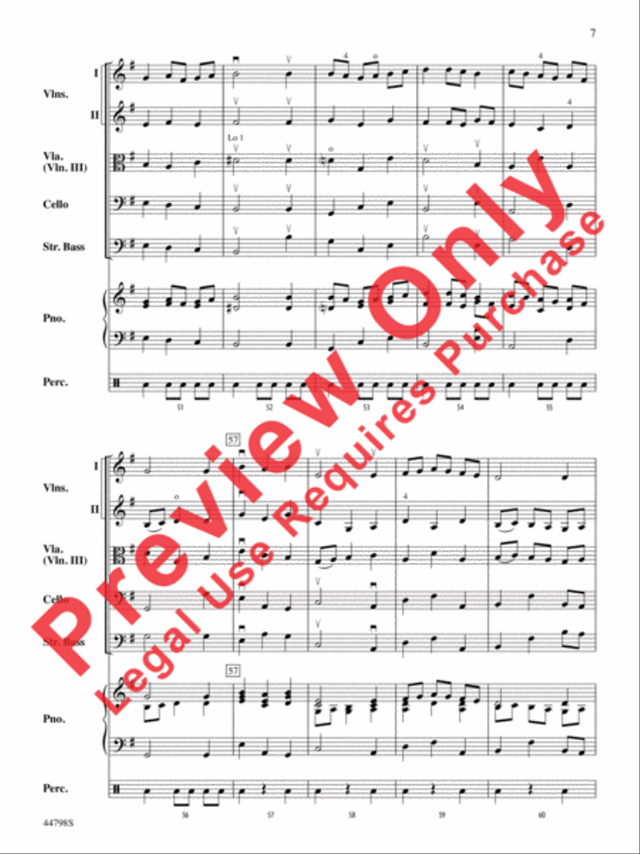 French Dance String Orchestra scores gallery preview page 16
