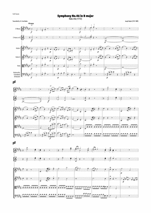 Haydn - Symphony No.46 in B major, Hob.I:46