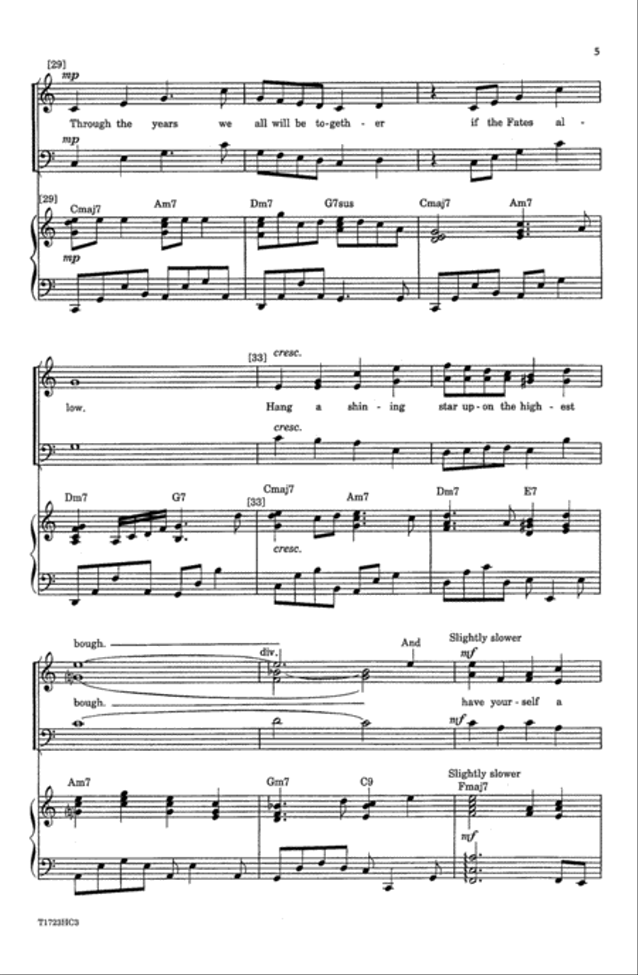Have Yourself a Merry Little Christmas Choir scores gallery preview page 4