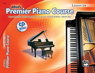 Book cover for Premier Piano Course Lesson Book, Book 1A