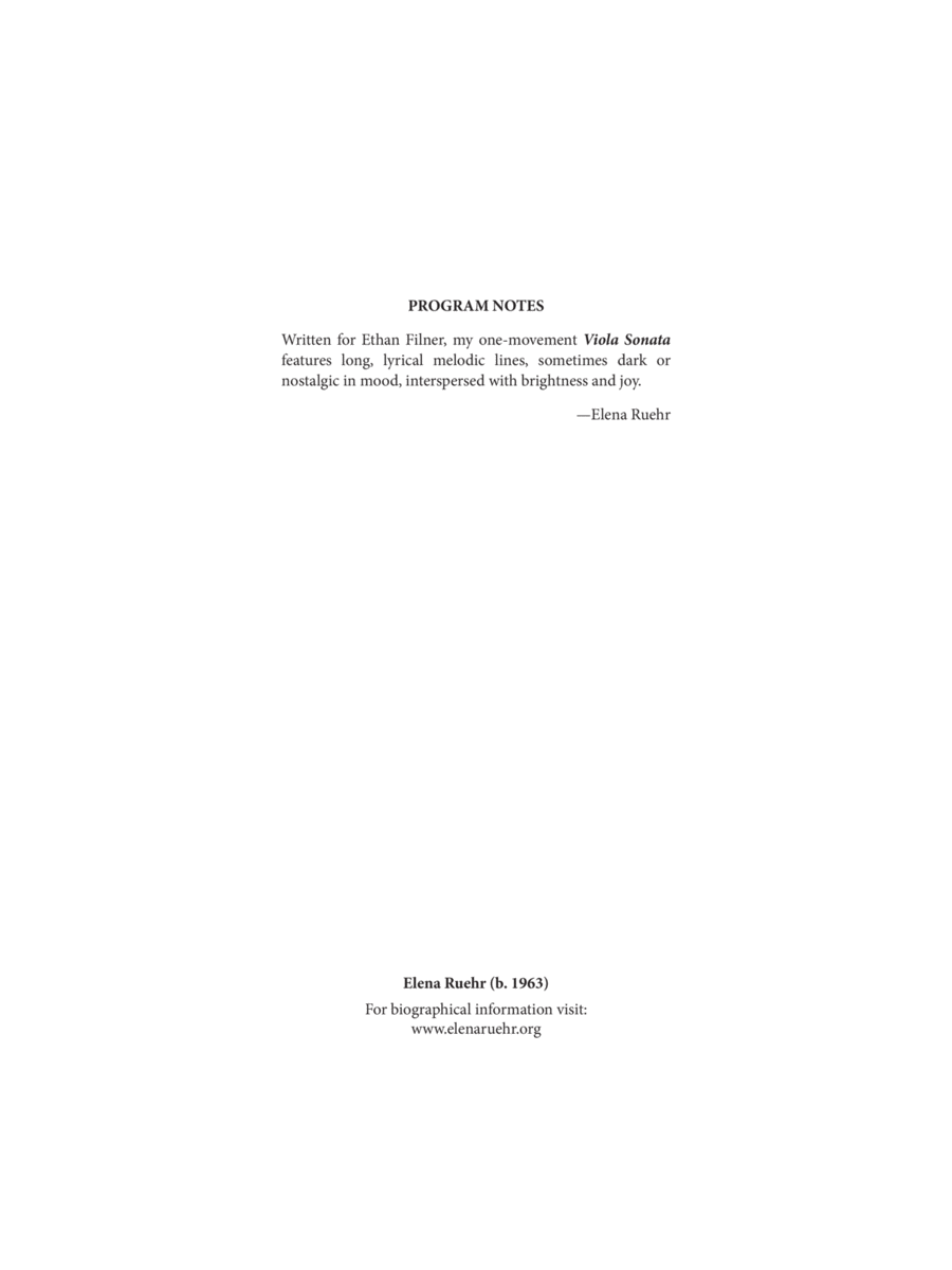 Viola Sonata Piano Accompaniment scores gallery preview page 1