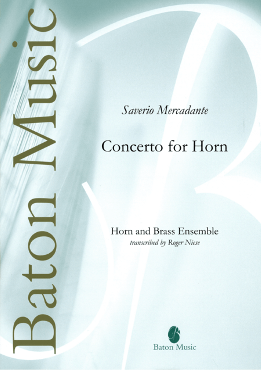 Concerto for Horn Concerto for Horn Baritone Horn scores gallery preview page 1
