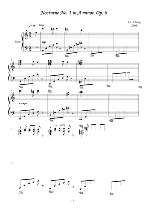 Nocturne No. 1 in A minor, Op. 6