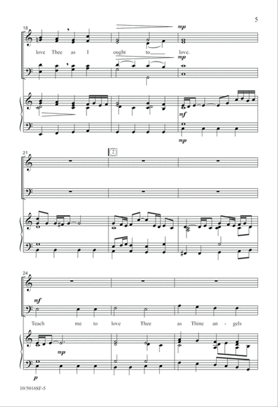 Spirit of God, Descend Upon My Heart 4-Part scores gallery preview page 5