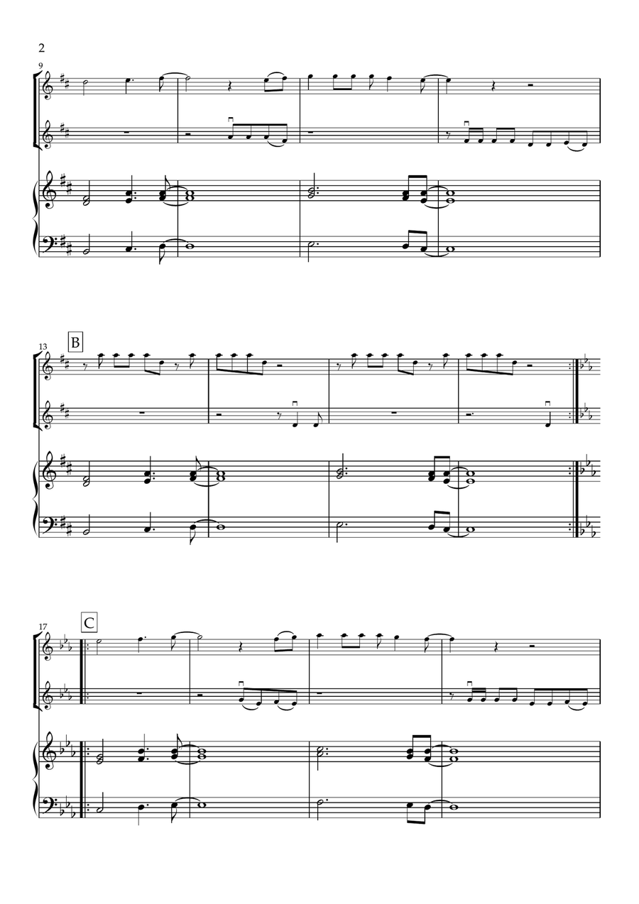 All My Life Chamber Music scores gallery preview page 2