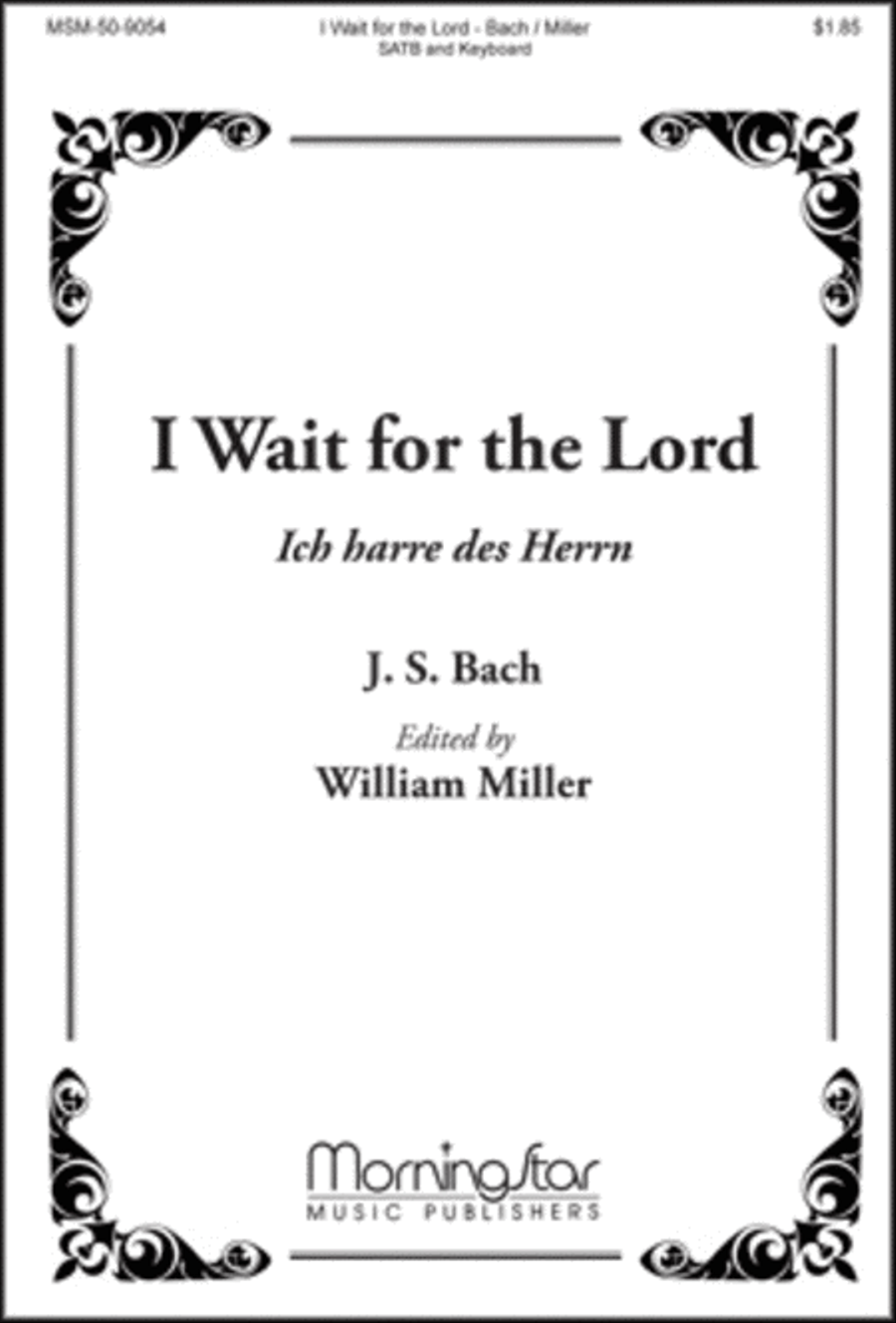 I Wait for the Lord 4-Part scores gallery preview page 1
