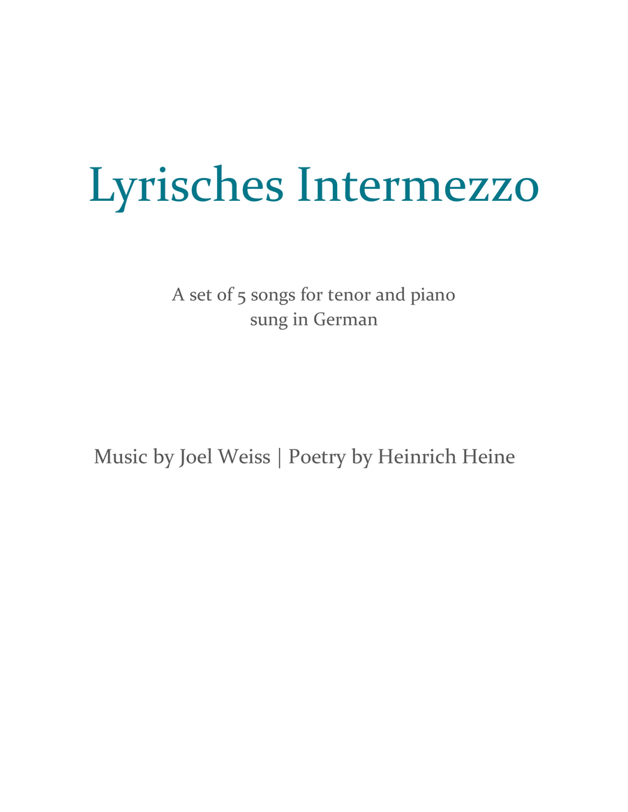 Lyrisches Intermezzo