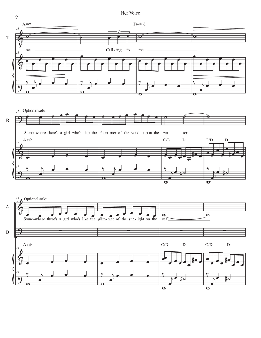 Her Voice 4-Part scores gallery preview page 2