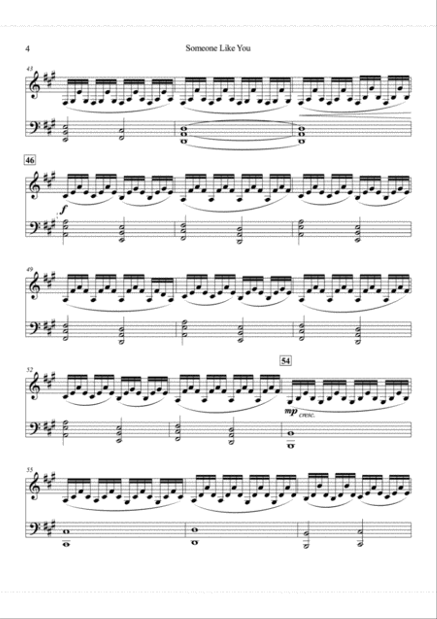 Someone Like You Small Ensemble scores gallery preview page 4