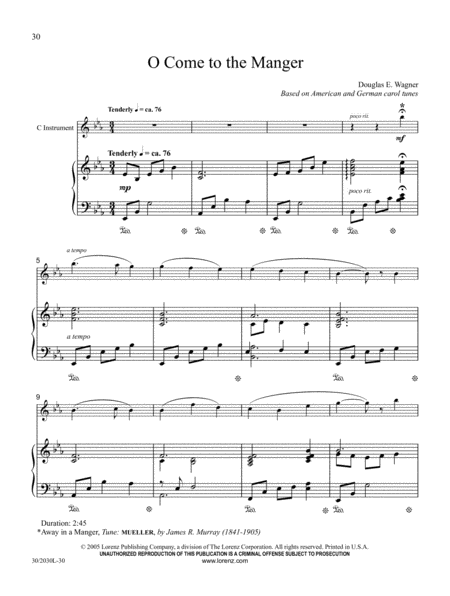Christmas Celebrations - Flute/Oboe/Violin