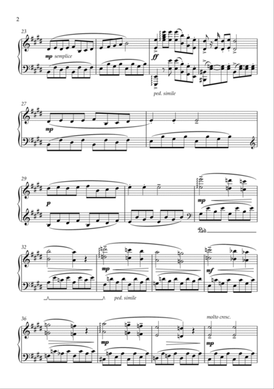Kingdom of Aragon Piano Solo scores gallery preview page 2