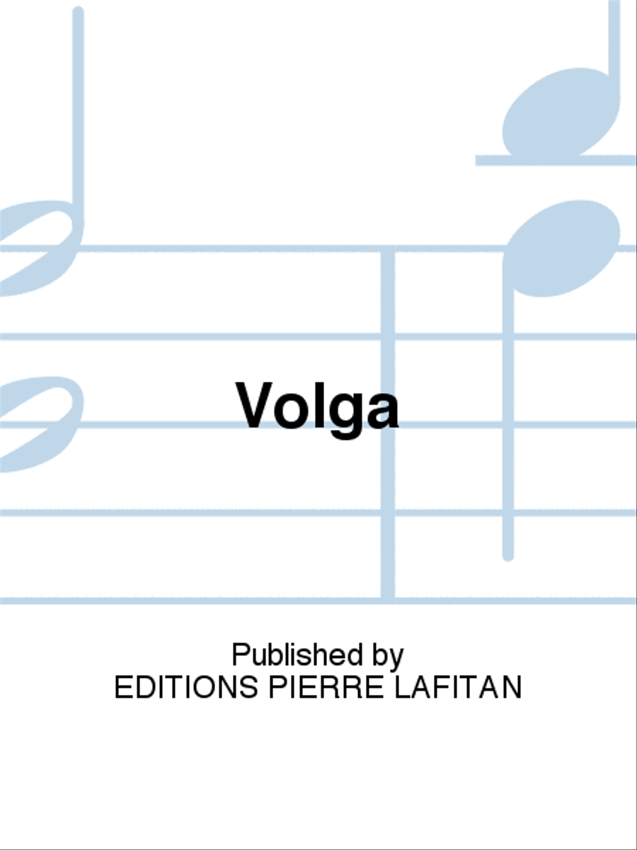 Volga Piano Solo scores gallery preview page 1