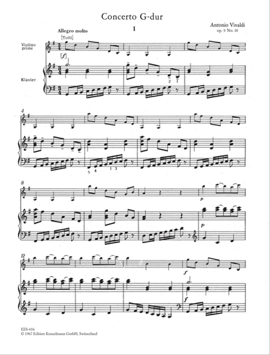 Concerto for violin Concerto for violin Violin Solo scores gallery preview page 2