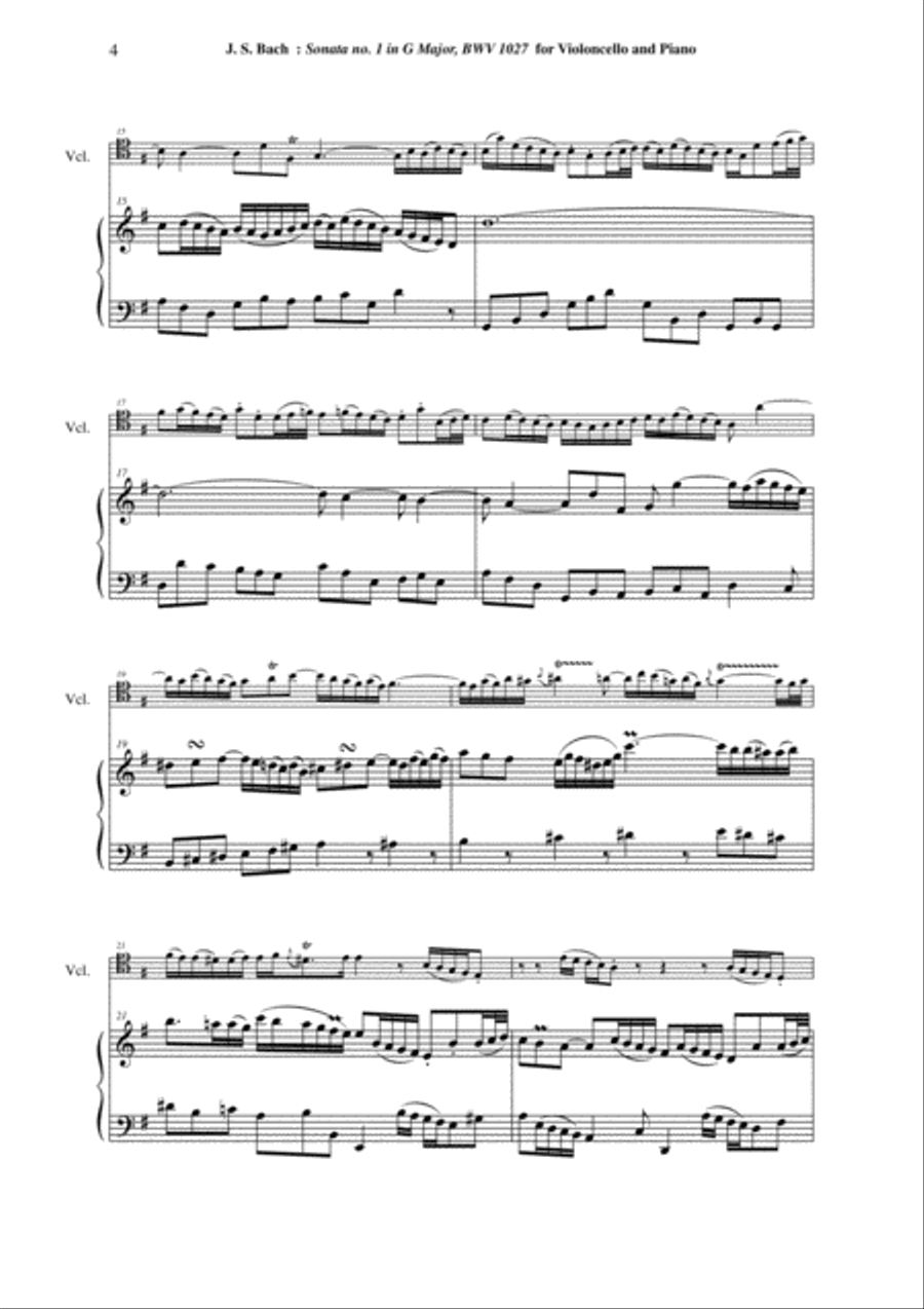 J. S. Bach: 