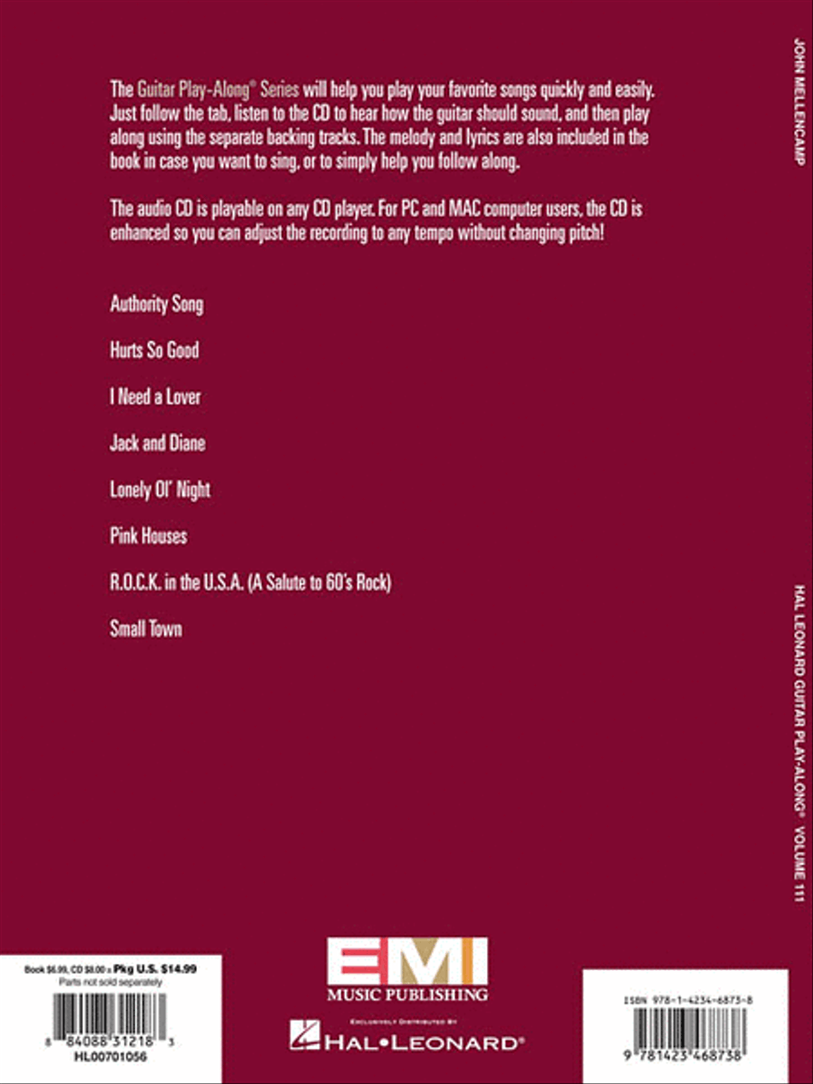 John Mellencamp Electric Guitar scores gallery preview page 2