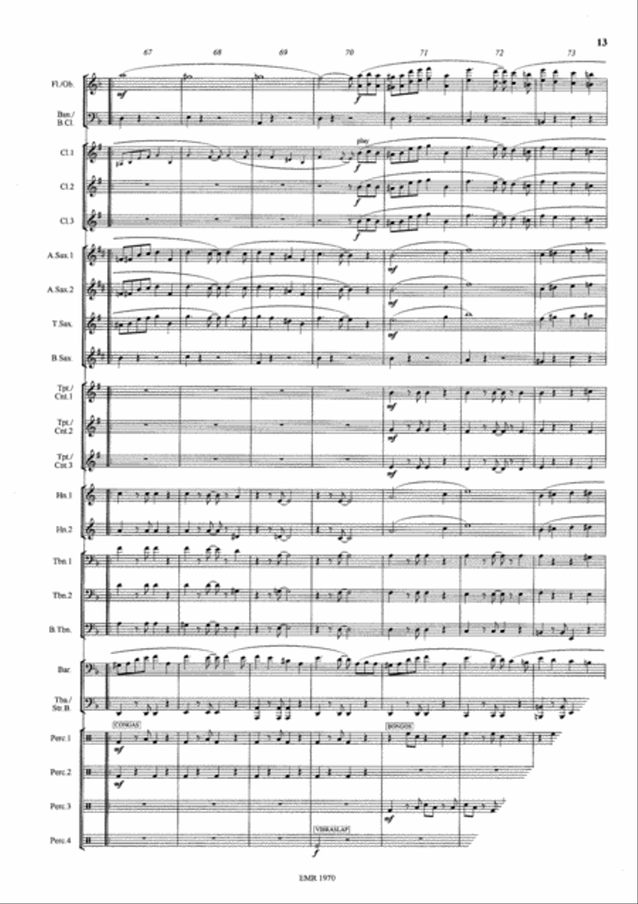 Latin Voyage Latin Voyage Concert Band scores gallery preview page 14