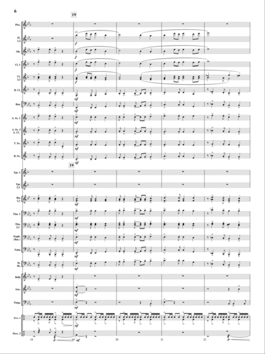 On Wings of Magic Concert Band scores gallery preview page 5
