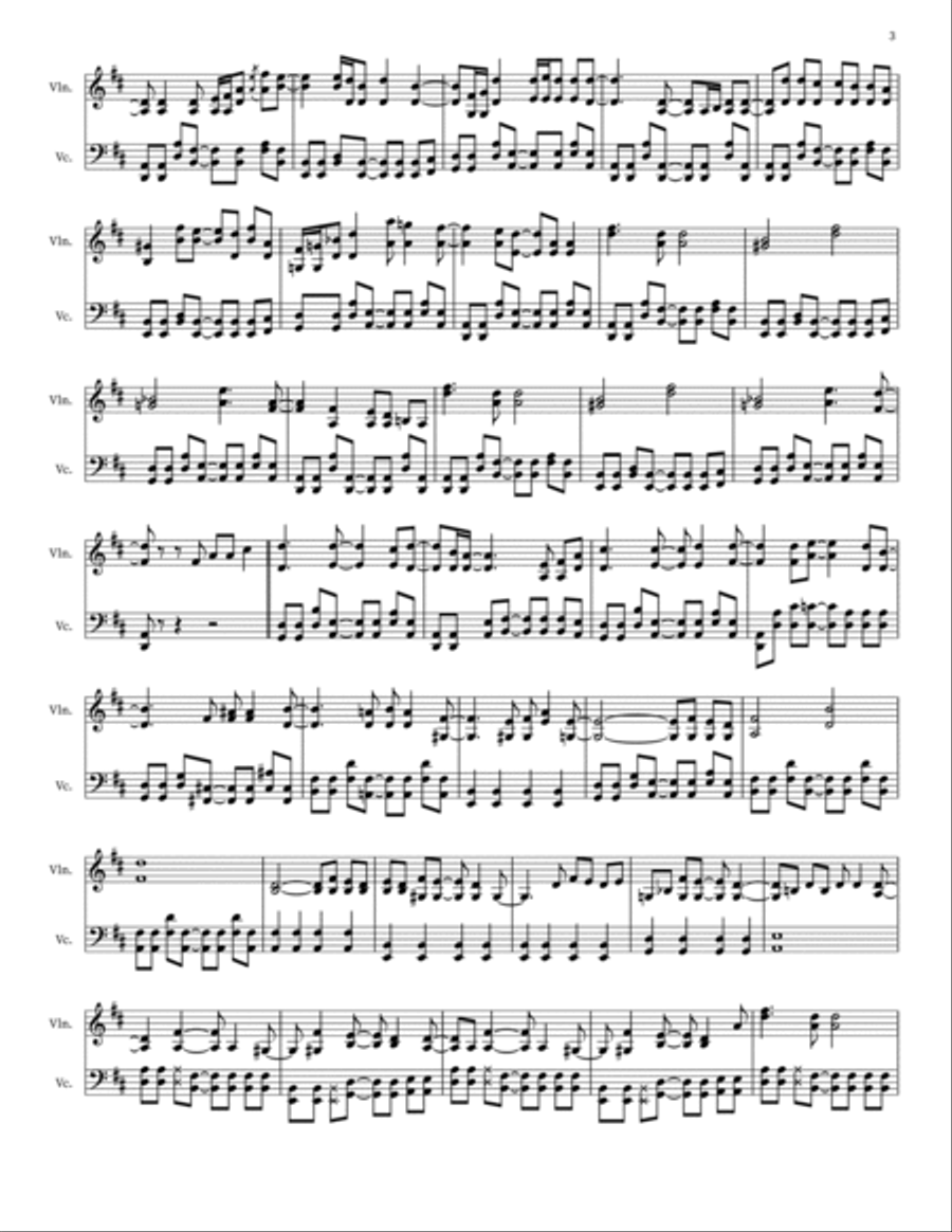 Everything Everything String Duet scores gallery preview page 3