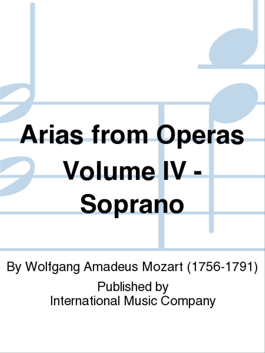 Volume IV - Soprano Soprano Voice scores gallery preview page 1
