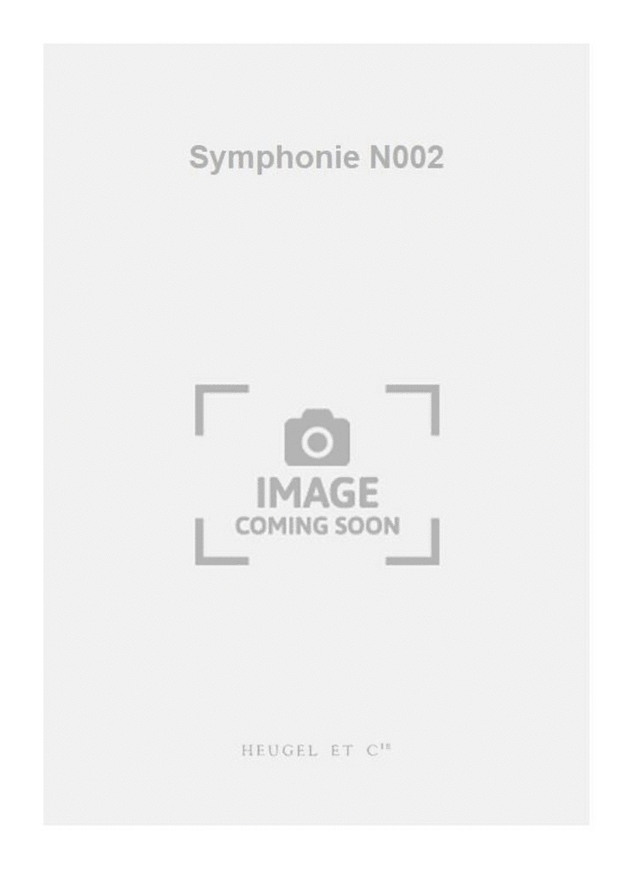 Symphonie N002 Orchestra scores gallery preview page 1