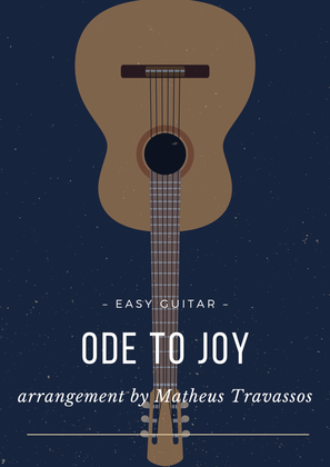Book cover for Ode to Joy - Easy Guitar
